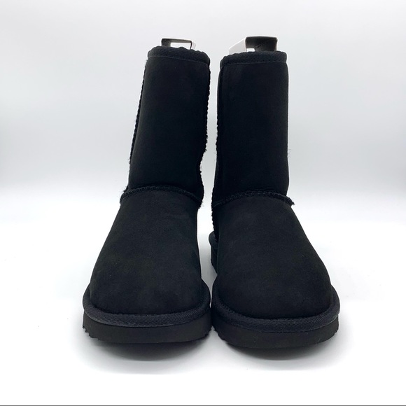 UGG Women’s Classic Short II Black Boots - Picture 7 of 12